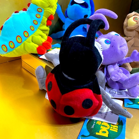 DISNEY EXCLUSIVE NWT VTG 90s BUGS LIFE BEAN BAG PLUSH SET (5) ADORABLE - Picture 15 of 15